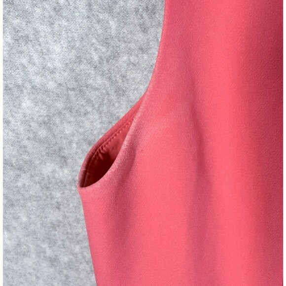 Antonio Melani Dress Sheath Womens Sz 10 Pink Solid Sleeveless Stretch - Picture 12 of 16